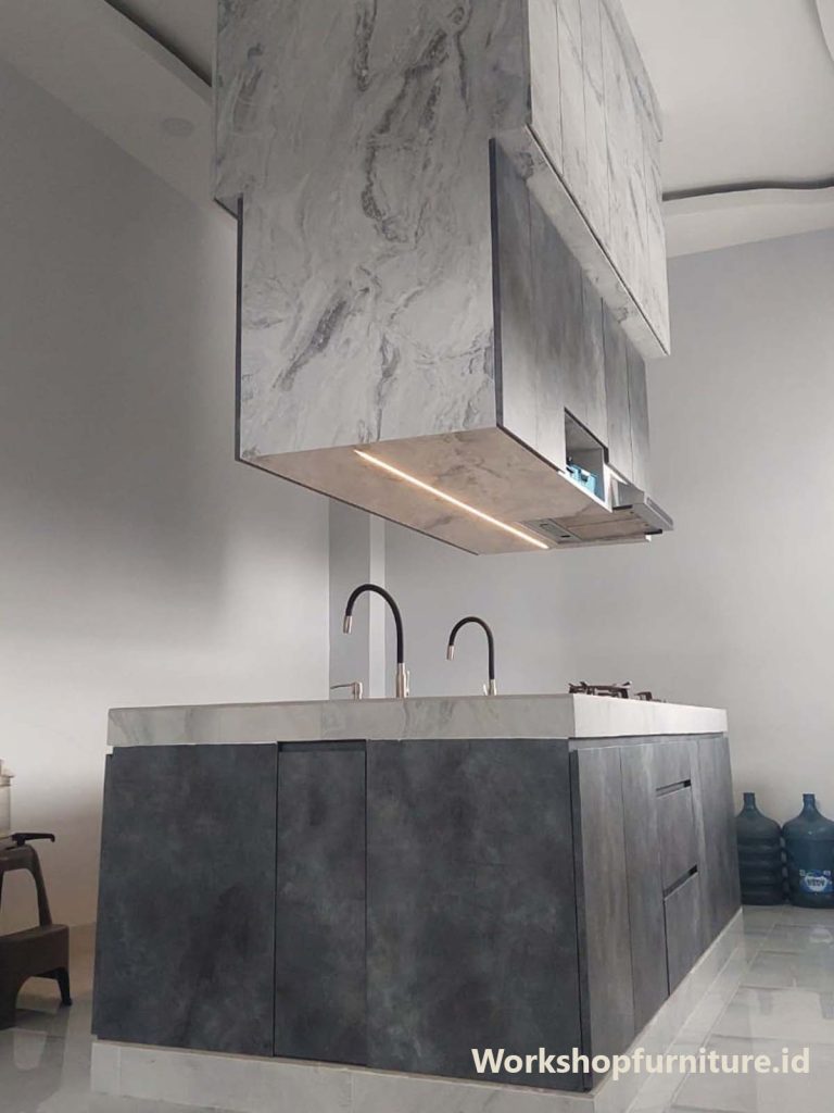 Kitchen Set Terbuka Gaya Island