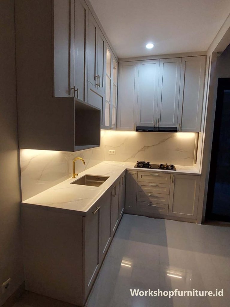 Kitchen Set Terbuka Letter L